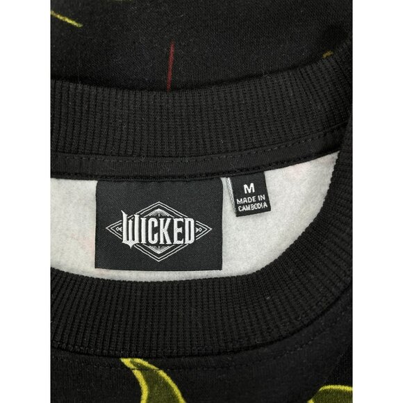 WICKED Womens Graphic Fleece Sweatshirt Medium - Picture 9 of 16